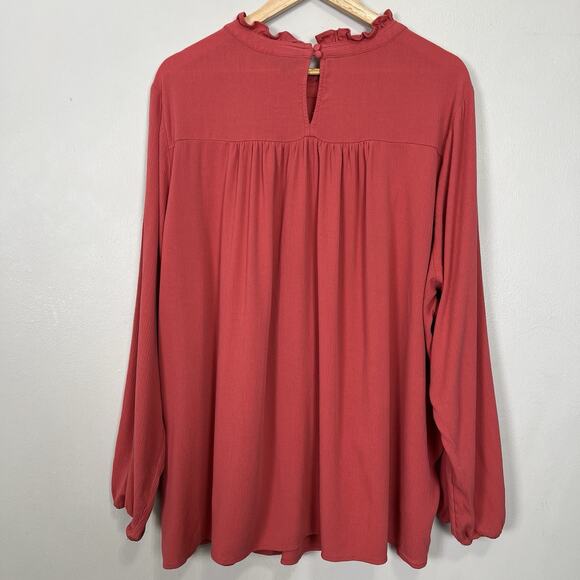 Torrid Blouse Women 3X Boho Romantic‎ Rustic Artisan Flowy Feminine Embroidered - Picture 7 of 11